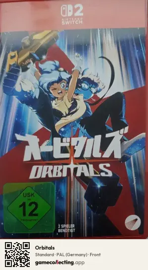 Orbitals Nintendo Switch 2, Germany box front