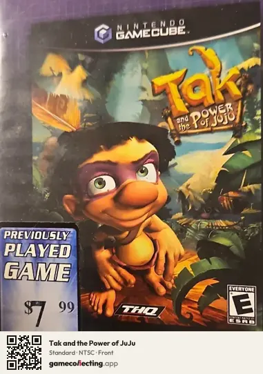 Tak and the Power of JuJu Nintendo GameCube, NTSC box front