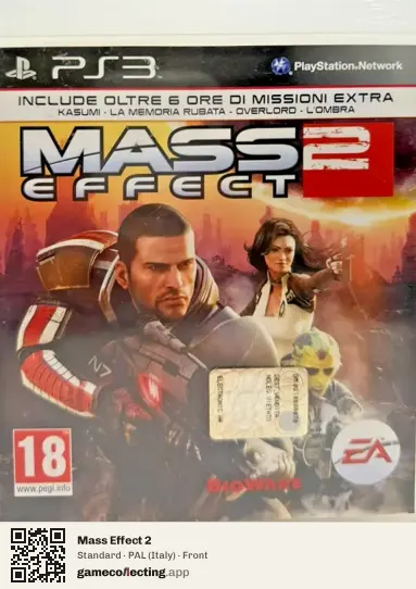 Mass Effect 2 PlayStation 3, Italy box front