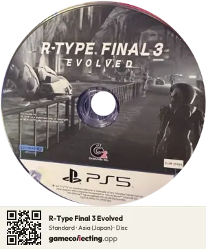 R-Type Final 3 Evolved PlayStation 5, Asia disc