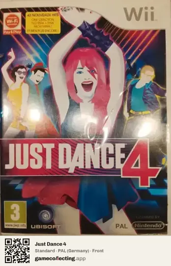 Just Dance 4 Nintendo Wii, Germany box front