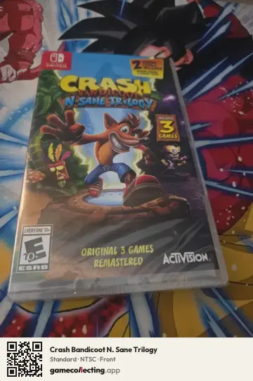 Crash Bandicoot N. Sane Trilogy Nintendo Switch, NTSC box front