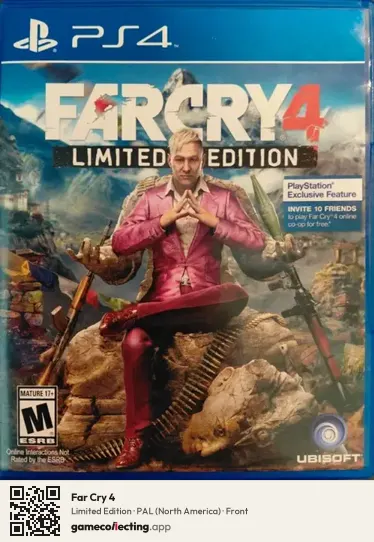 Far Cry 4 PlayStation 4, North America box front