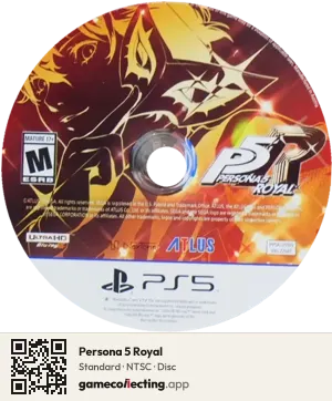 Persona 5 Royal PlayStation 5, NTSC disc