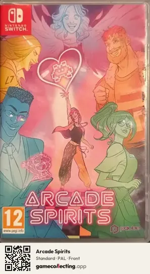 Arcade Spirits Nintendo Switch, PAL box front