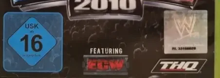 WWE SmackDown vs. Raw 2010, the USK square on its front