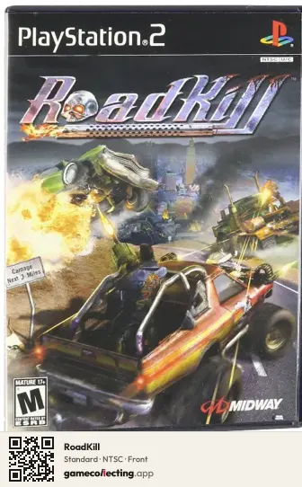 RoadKill PlayStation 2, NTSC box front