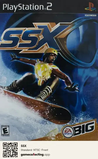 SSX PlayStation 2, NTSC box front