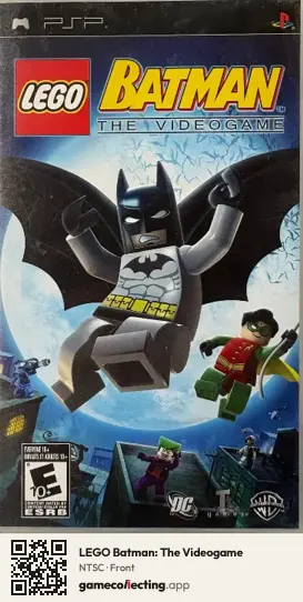 LEGO Batman: The Videogame PlayStation Portable, NTSC box front