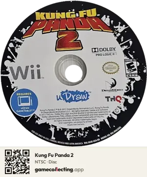 Kung Fu Panda 2 Nintendo Wii, NTSC disc