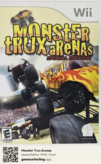 Monster Trux Arenas Nintendo Wii, NTSC box front
