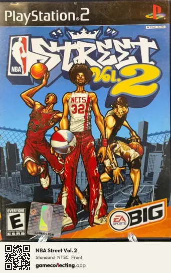 NBA Street Vol. 2 PlayStation 2, NTSC box front