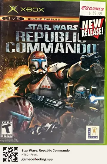 Star Wars: Republic Commando Xbox, NTSC box front