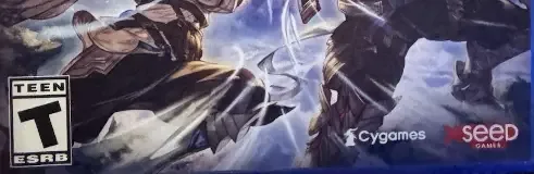 Granblue Fantasy: Relink, the ESRB box on its front