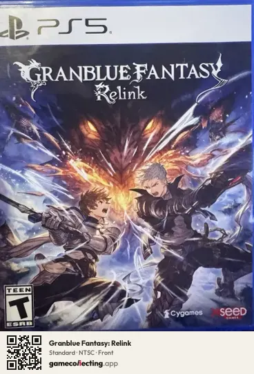 Granblue Fantasy: Relink PlayStation 5, NTSC box front