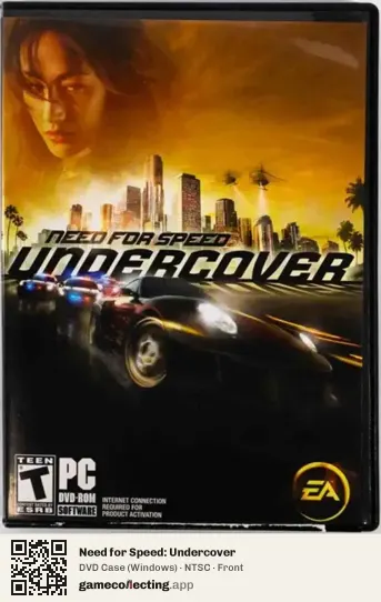 Need for Speed: Undercover Computer, NTSC box front
