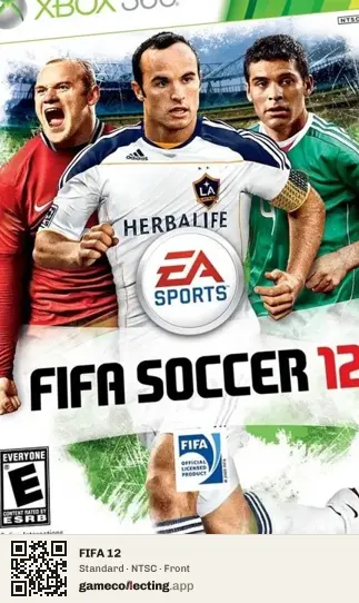 FIFA 12 Xbox 360, NTSC box front
