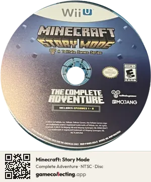 Minecraft: Story Mode Nintendo Wii U, NTSC disc