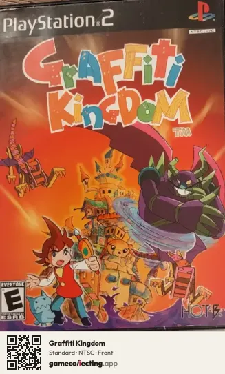 Graffiti Kingdom PlayStation 2, NTSC box front