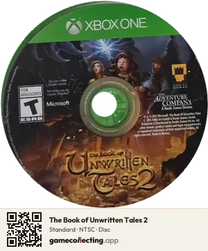 The Book of Unwritten Tales 2 Xbox One, NTSC disc