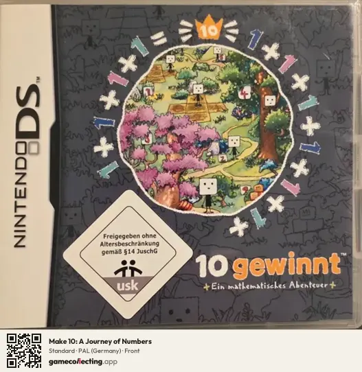 Make 10: A Journey of Numbers Nintendo DS, Germany box front