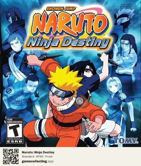 Naruto: Ninja Destiny Nintendo DS, NTSC box front