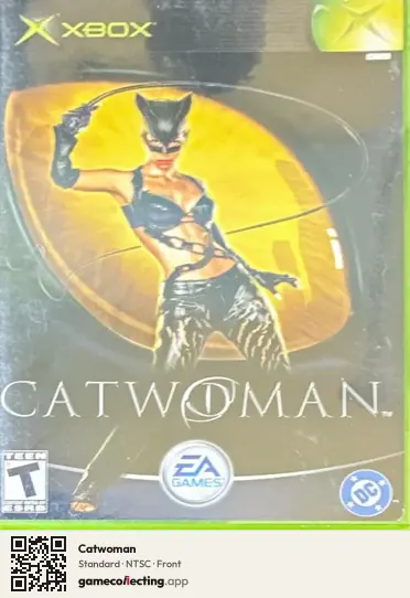 Catwoman Xbox, NTSC box front