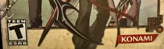 Suikoden Tactics, the ESRB box on its front