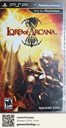 Lord of Arcana PlayStation Portable, NTSC box front