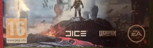 Star Wars Battlefront, the PEGI square on its front