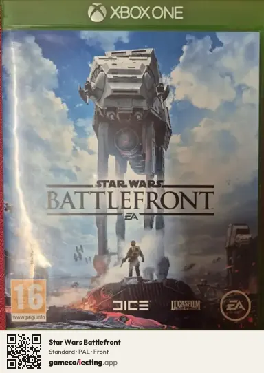 Star Wars Battlefront Xbox One, PAL box front