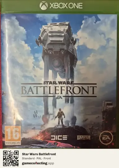 Star Wars Battlefront Xbox One, PAL box front