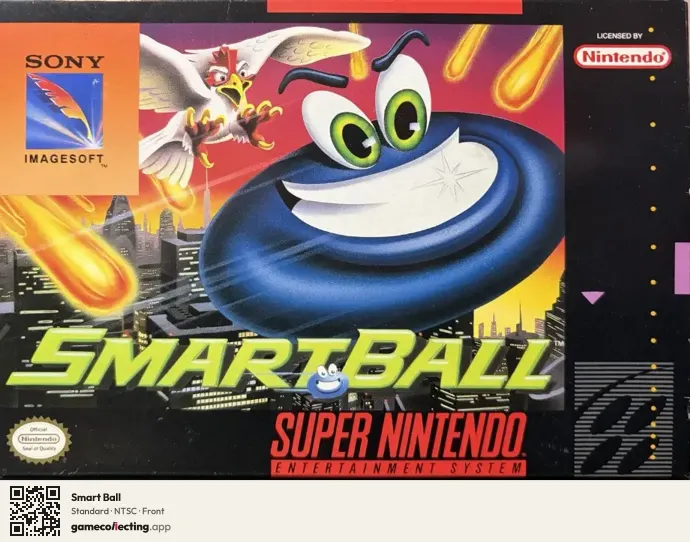 Smart Ball Super Nintendo Entertainment System, NTSC box front