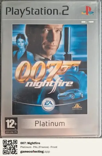 007: Nightfire PlayStation 2, France box front