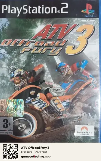 ATV Offroad Fury 3 PlayStation 2, PAL box front