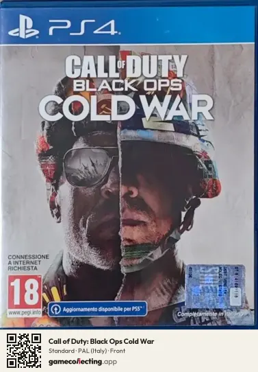 Call of Duty: Black Ops Cold War PlayStation 4, Italy box front