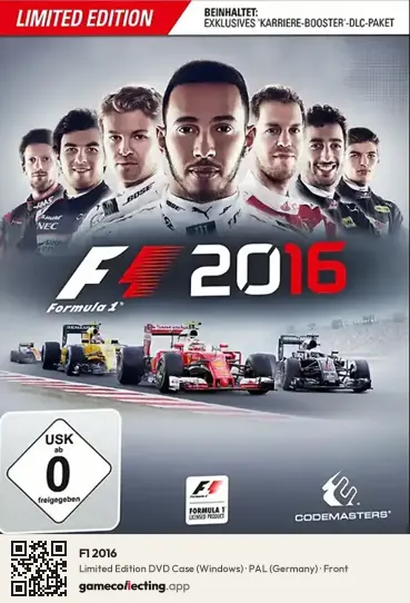 F1 2016 Computer, Germany box front