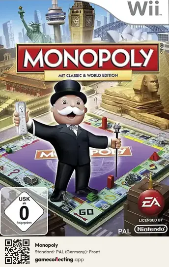 Monopoly Nintendo Wii, Germany box front