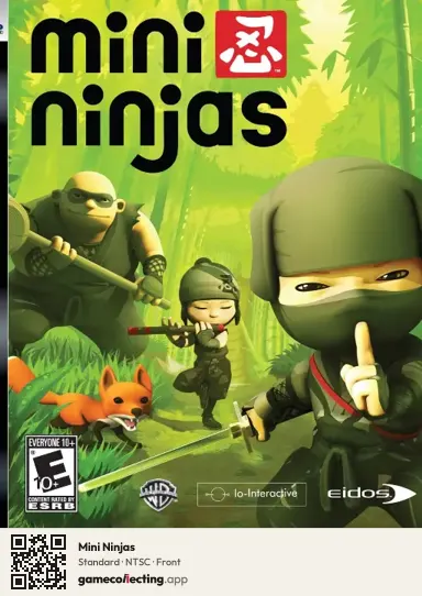 Mini Ninjas PlayStation 3, NTSC box front