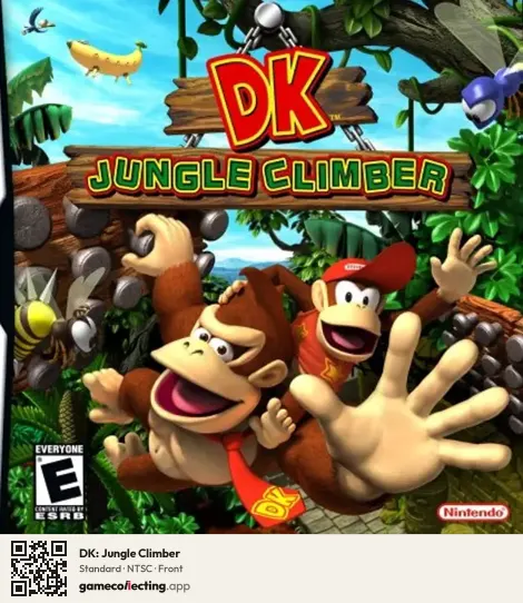 DK: Jungle Climber Nintendo DS, NTSC box front