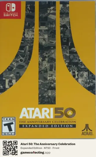 Atari 50: The Anniversary Celebration Nintendo Switch, NTSC box front