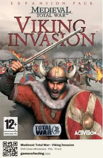 Medieval: Total War - Viking Invasion Computer, PAL box front