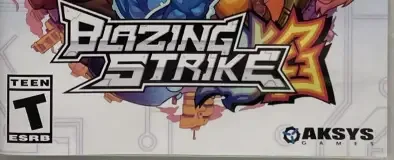 Blazing Strike, the ESRB box on its front