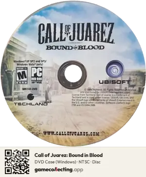 Call of Juarez: Bound in Blood Computer, NTSC disc