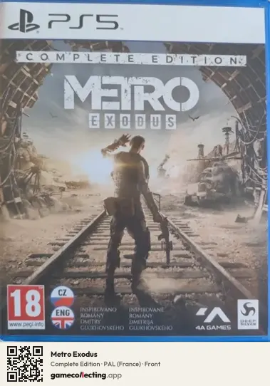 Metro Exodus PlayStation 5, France box front