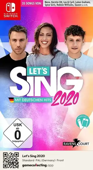 Let's Sing 2020 Nintendo Switch, Germany box front