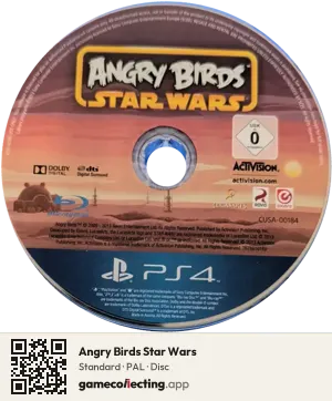 Angry Birds Star Wars PlayStation 4, PAL disc