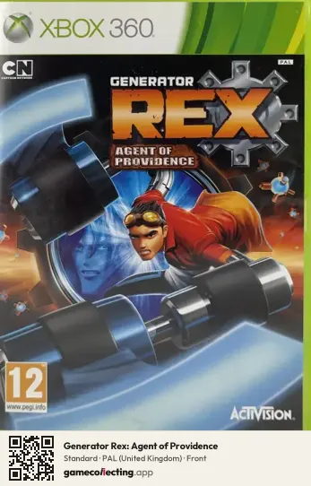 Generator Rex: Agent of Providence Xbox 360, United Kingdom box front
