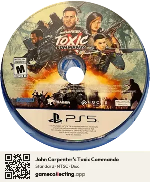 John Carpenter's Toxic Commando PlayStation 5, NTSC disc