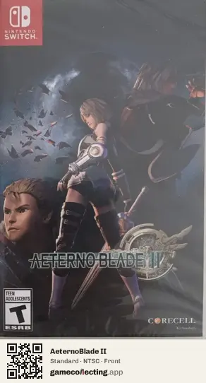 AeternoBlade II Nintendo Switch, NTSC box front